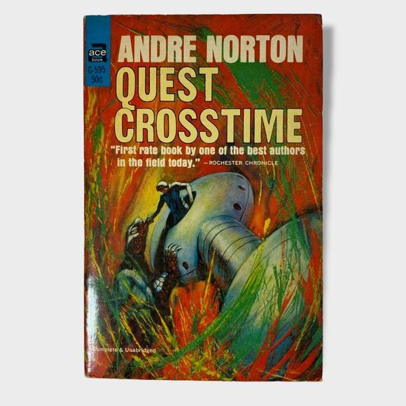 Quest Crosstime by Andre Norton Ace 1964 Vintage Sci-Fi PB - Picture 1 of 7